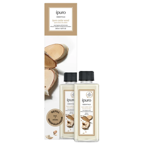 Ipuro geurdiffuser navulling cedar wood 200ml