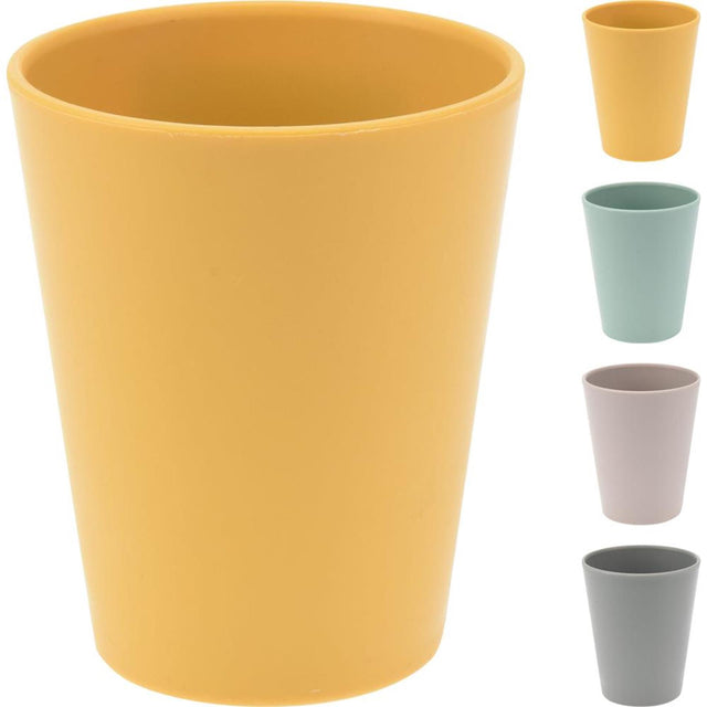 Doskonały kubek do użytku domowego 300ml wykonany z plastiku pochodzącego z recyklingu, 4 różne rodzaje