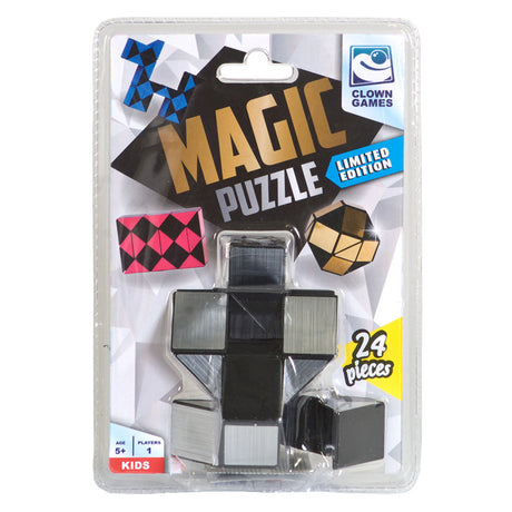 Gry klaunów Klaun magiczne puzzle srebrne