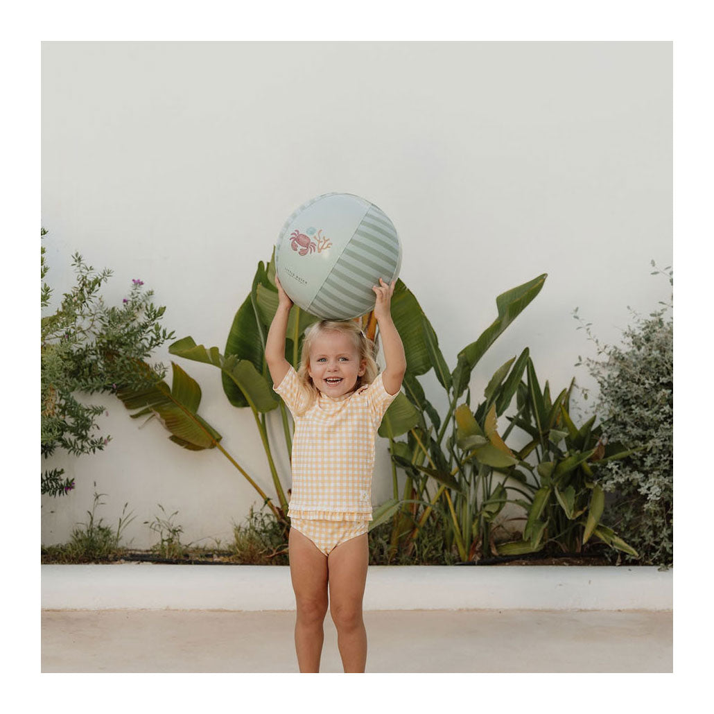 Rubo Toys mała holenderska piłka plażowa o świeżej zieleninie, 35 cm