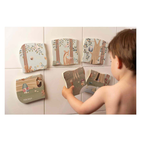 Puzzle do kąpieli Little Dutch Forest Friends