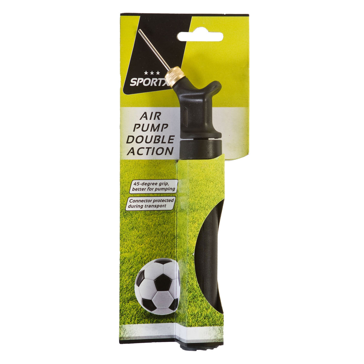 Pompka do piłek Sportx o podwójnym działaniu