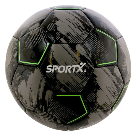 Sportx piłkarski szary czarny 330-350gr
