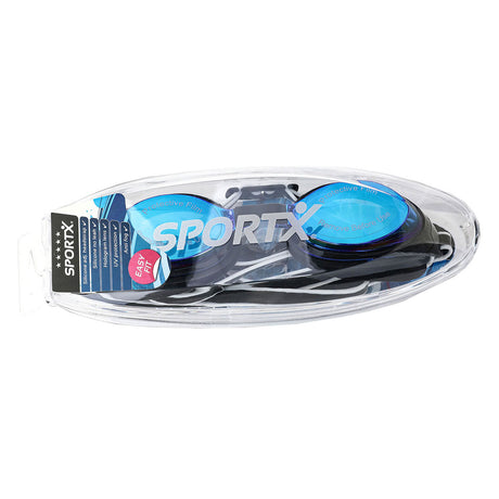 Okulary pływackie Sportx dla dorosłych, holograficzne, w pudełku