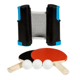 Sportx Rollable Table Tennis Network z 2 nietoperzami