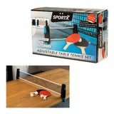 Sportx Rollable Table Tennis Network z 2 nietoperzami