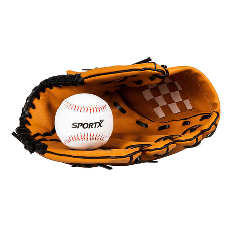 Sportx baseball rękawica z piłką