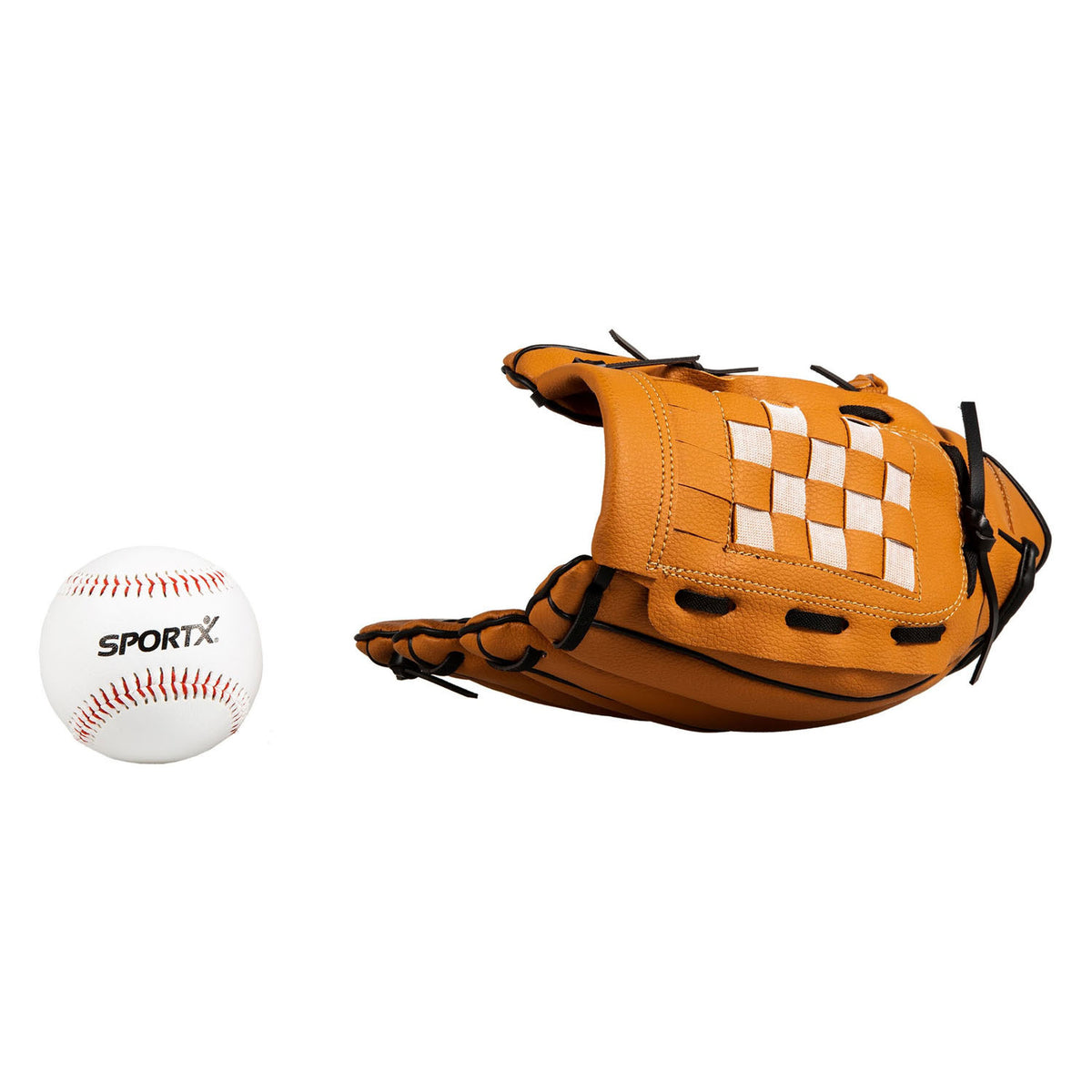 Sportx baseball rękawica z piłką