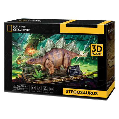 Puzzle 3D National Geographic Stegozaur