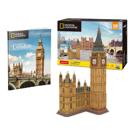 Zabawna sześcienna łamigłówka 3D National Geographic Big Ben
