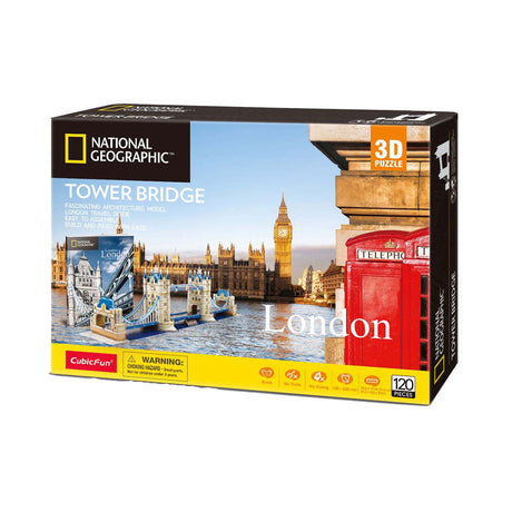 Cubic fun Puzzle 3D Tower Bridge - edukacyjno-edukacyjne - 66 elementów