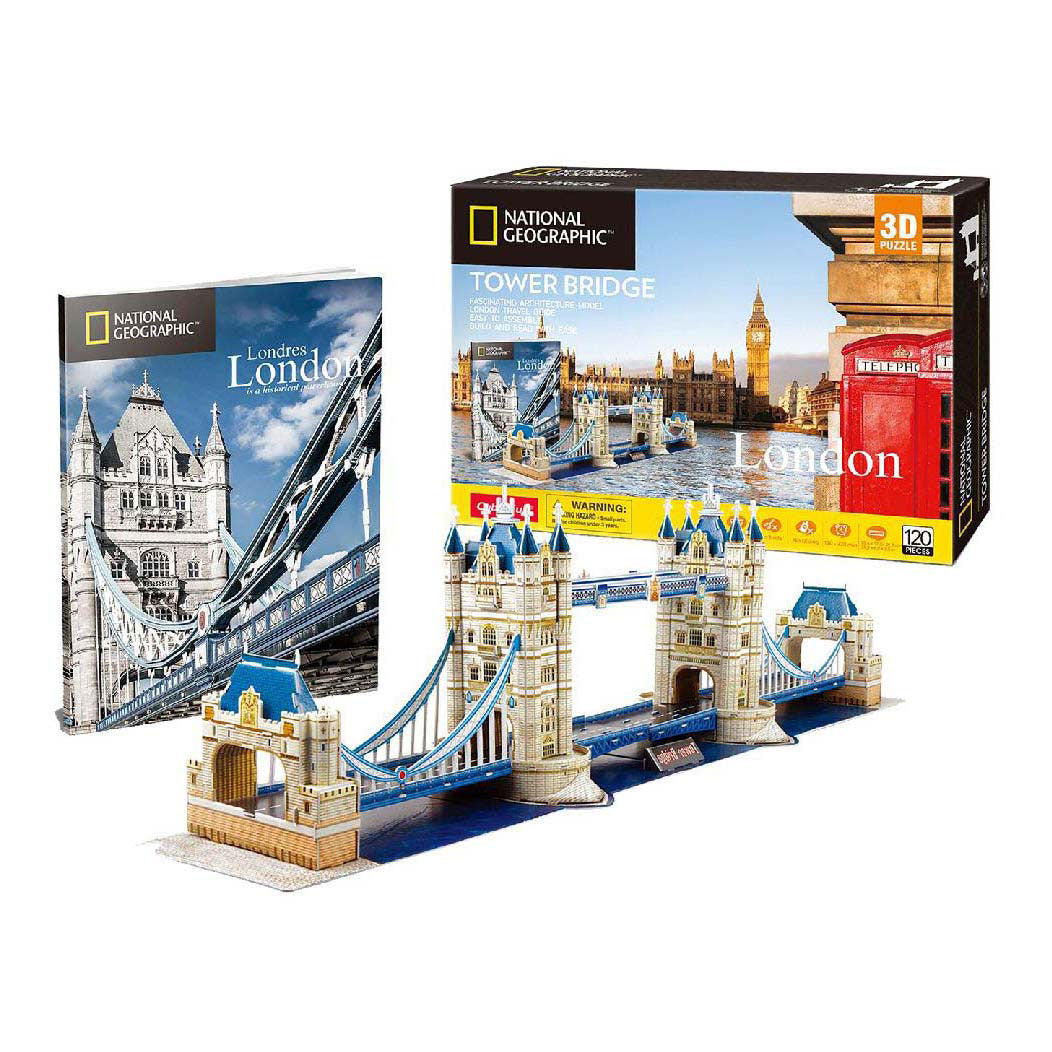 Cubic fun Puzzle 3D Tower Bridge - edukacyjno-edukacyjne - 66 elementów