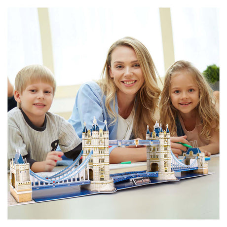Cubic fun Puzzle 3D Tower Bridge - edukacyjno-edukacyjne - 66 elementów