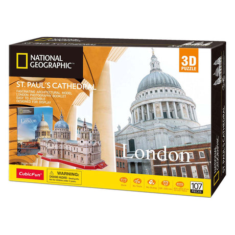 Zabawa sześcienna National Geographic - puzzle 3D - Katedra Świętego Pawła