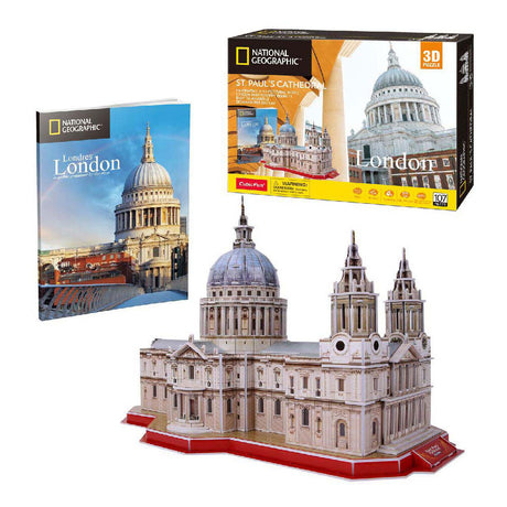 Zabawa sześcienna National Geographic - puzzle 3D - Katedra Świętego Pawła