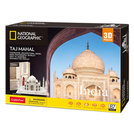 Kubiczna zabawa National Geographic - puzzle 3D - Taj Mahal