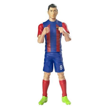 Skarpetki piłkarskie, figurka FC Barcelona Robert Lewandowski, 20cm