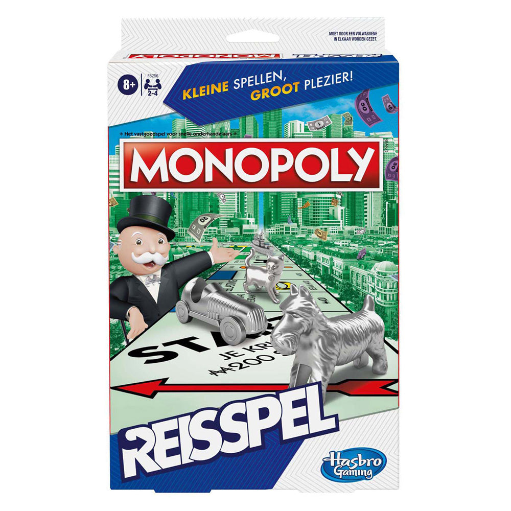 Gra podróżna Hasbro Monopoly dla 2-4 graczy