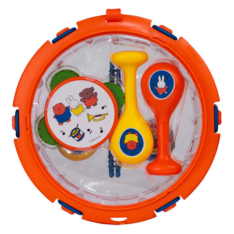 Rubo Toys Zestaw muzyczny Miffy - tamburyn - bęben - klapsy - marakasy - instrumenty zabawkowe
