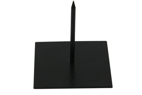 Podstawa z naturalnego żelaza Hbx 12x12x12cm w kolorze czarnym