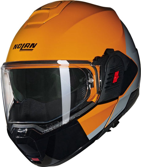 Kask systemowy Nolan n120-1 grapho 350 pomarańczowoszary czarny błyszczący - rozmiar m - kask