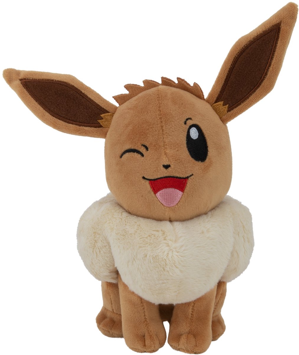 Jazwares Pokemon Pluszowa zabawka pluszowa eevee, 20 cm