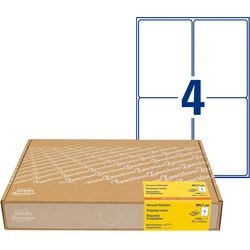 Etykiety adresowe o wymiarach 139 x 99,1 mm w kolorze białym