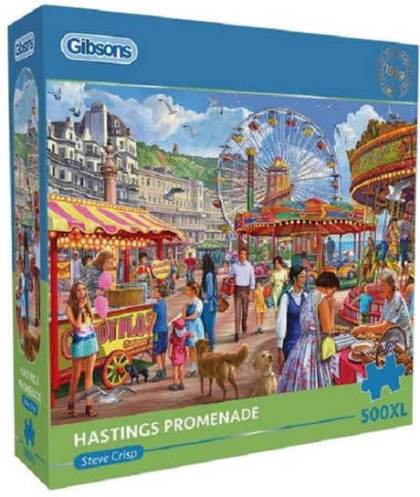 Gibsons - Hastings Promenada (by Steve Crisp) - 500xl elementów 68×49cm (szer.×wys.) - układanka dla dorosłych