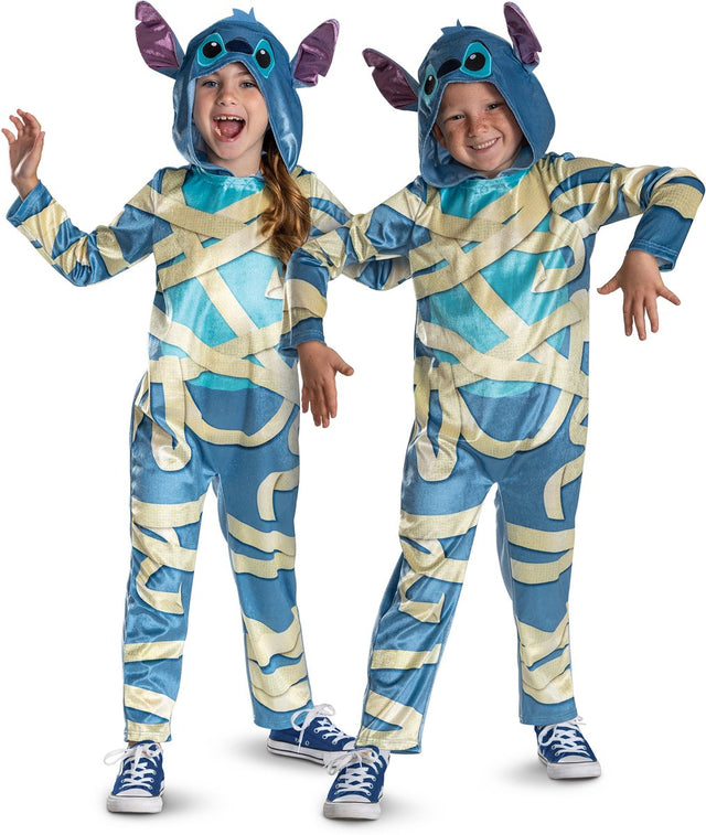 Disguise disney stitch - stitch mummy classic jurk m (7-8 jaar)