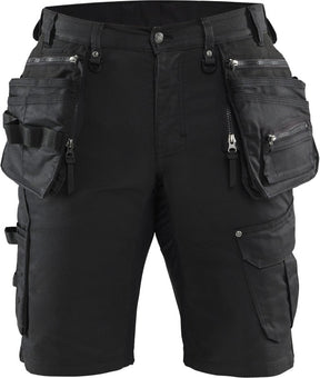 Blåkläder blaklader krótki denim stretch x1900 1992-1141 - czarny czarny - c56