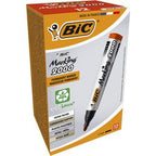 Marker permanentny bic 2000 szeroki 1,7mm czerwony okrągły szybkoschnący bezwonny