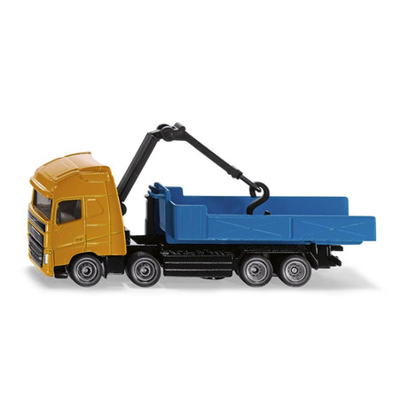 Siku 1683, ciężarówka z żurawiem Volvo, metal, plastik