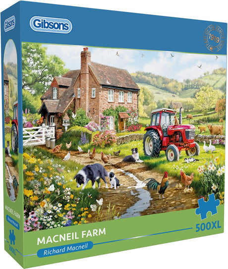 Gibsons - farma Macneila (autor: Richard Macneil) - 500xl elementów 68×49cm (szer.×wys.) - układanka dla dorosłych
