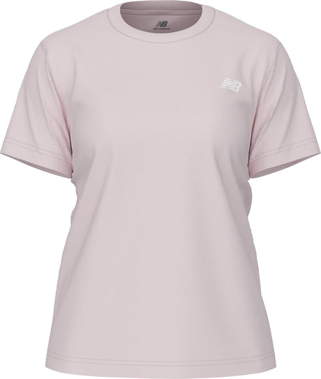 Damska koszulka t-shirt New Balance Sport Essentials Jersey - różowa sól