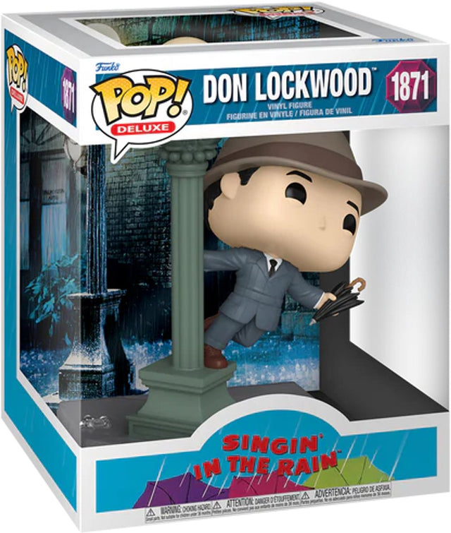 Funko pop deluxe: śpiewanie w deszczu – don Lockwood pop #1871