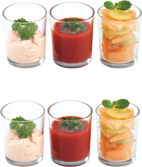 Alpina amuse okulary - małe kieliszki - kieliszki do shotów - 6 sztuk - szkło