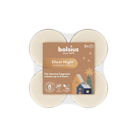 Bolsius maxi light cicha noc 8 godzin 8 sztuk