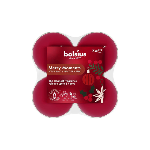 Bolsius maxi lekkie wesołe chwile 8h 8 sztuk