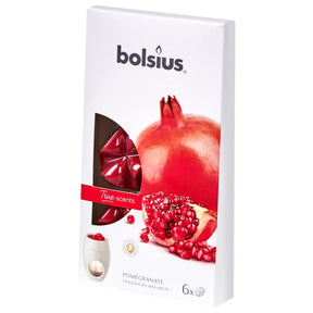 Wosk Bolsius topi prawdziwe zapachy granatu 6 sztuk