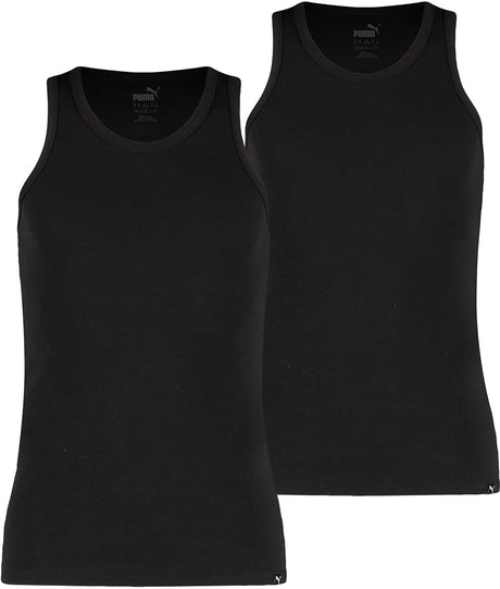 Puma heren everyday hemd - black - m - 2 paar