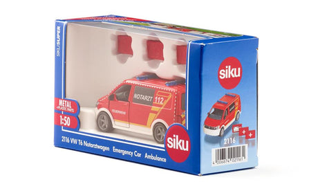 Lekarz pierwszej pomocy Siku 2116 vw t6 15,5x8,7x5,1cm