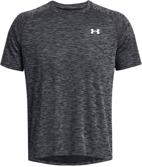 Męska koszulka sportowa Under Armour UA Tech Structure Red SS-BLK - czarno - biała