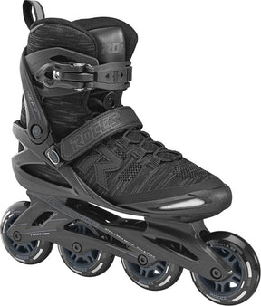 Rolki Roces weft thread 84 unisex – koła 4x84mm – rolki fitness – czarne – rozmiar 46