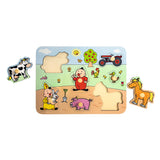 Studio 100 bumba drewniane puzzle farma, 7 szt.
