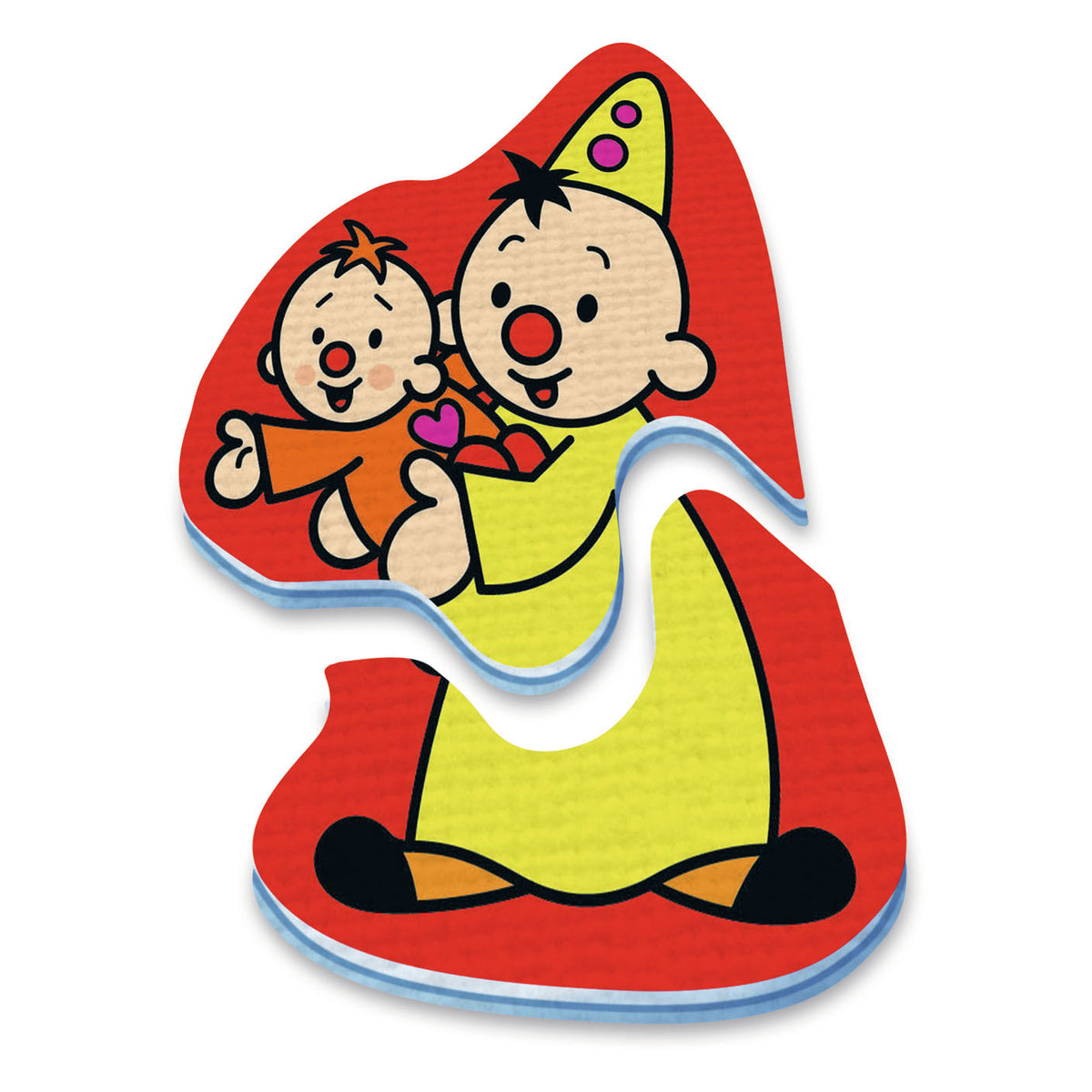 Puzzle do kąpieli Bumba - 9 puzzli do kąpieli z 2 części - przykleja się do krawędzi wanny