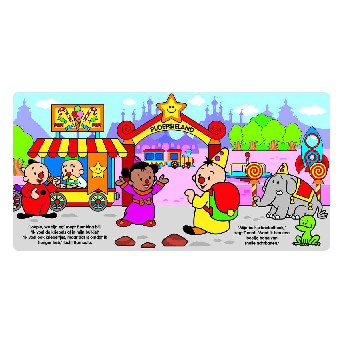 Studio 100 Bumba Book Book with Flaps Rozrywka Park
