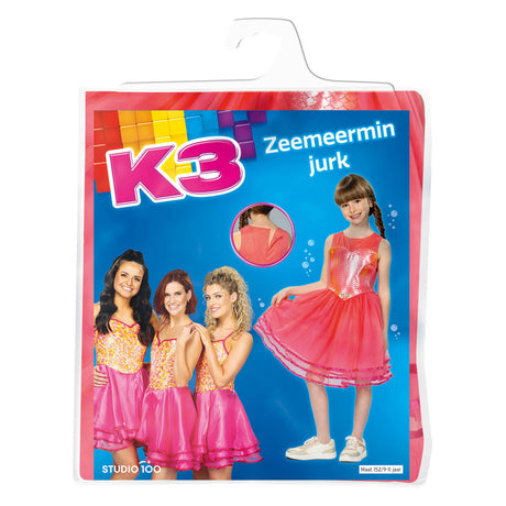 Sukienka K3 - sukienka o kroju syreny, 9-11 lat