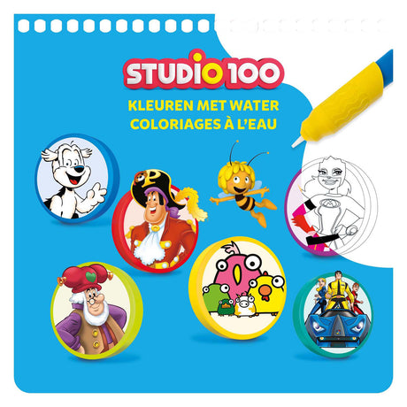 Kolorowanka Studio 100 - kolorowanie wodą