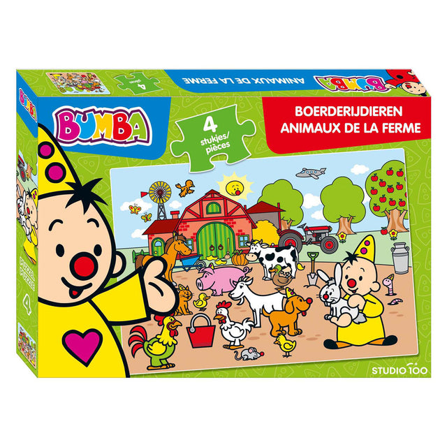 Studio 100 bumba puzzle zwierzęta hodowlane, 4 szt.