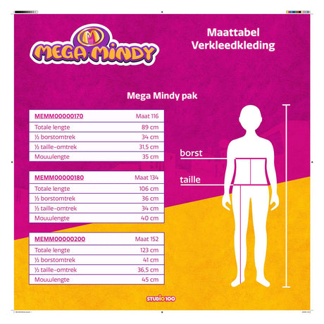 Ubranka Mega Mindy – garnitur od 6 do 8 lat – rozmiar 128